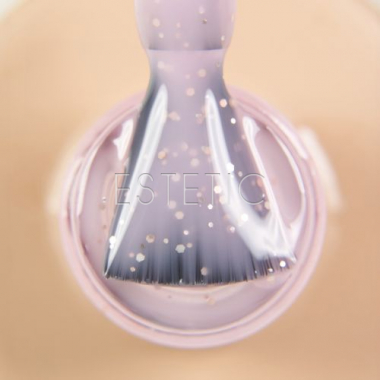База DARK Pro base Shine 07 рожево-молочна з блискітками білого золота,15 мл