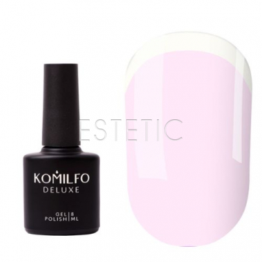 База Komilfo Color Base French 016 камуфлирующая розово-лиловая с молоком, 8 мл