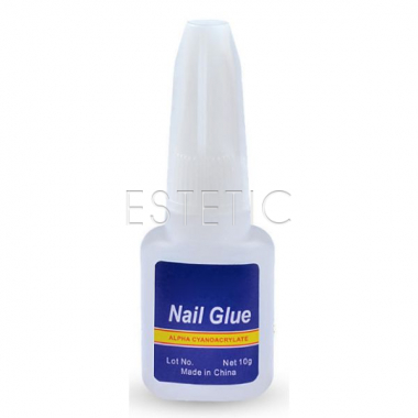 Клей для нігтів і типсів з пензликом Nail Glue, 10 г