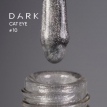 Гель-лак Dark gel polish Cat Eye 10 кришталеве котяче око срібний,10 мл