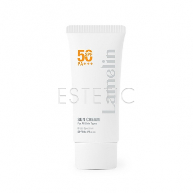 Солнцезащитный крем для лица Lamelin Sun Cream SPF50+ PA с центеллой  ухаживающий, 50 мл