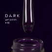 Гель-лак Dark gel polish  82 темний синьо-фіолетовий баклажан, 6 мл