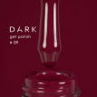 Гель-лак Dark gel polish  09 сливово-красный, 6 мл