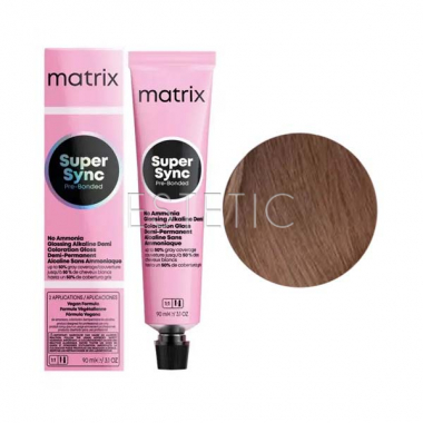 Фарба для волосся без аміаку MATRIX Super Sync Pre-Bonded 8NN інтенсивний натуральний свытлий блонд,90 мл