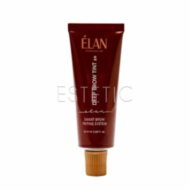 Фарба для брів ELAN Deep Brow Tint 2.0, 03 Black чорний, 20 мл
