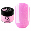 Рідкий гель Valeri Liquid Gel 028 яскравий рожево-лыловий з рожевими блискітками, 15 мл