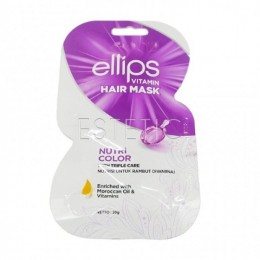Маска для волосся Ellips Nutri Color Сяйво кольору, 20г