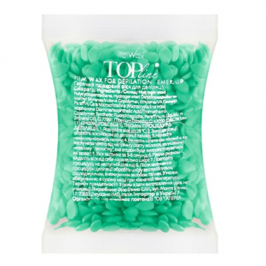 Віск для депіляції в гранулах ItalWax Top Line Emerald Смарагд, 100 г