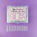 Фото 1 - Верхні форми для нарощування DNKa Top Nail Forms Square Sharp, 120шт