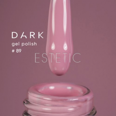 Гель-лак Dark gel polish  89 пудровий рожевий, 6 мл
