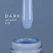 Гель-лак Dark gel polish  72 голубой холодный, 6 мл