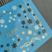 Фото 2 - Слайдер-дизайн UAslider Color and Foil 335 цвет+золото, Змеи, снежинки
