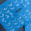 Слайдер-дизайн UAslider 694 білий френч сніжинки, сніг