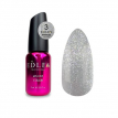 Гель-лак Edlen Impress cat eye 3 кришталеве котяче око сіро-бузковий сріблястий, 9 мл 