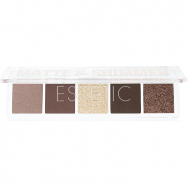 Тіні для повік 5 тонів Bless Beauty Matte & Shimmer 06 Ash,палетка 9,8 г