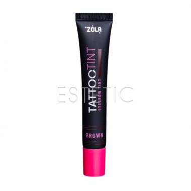 Фарба для брів і вій ZOLA Tattoo Tint Brown коричнева, 15 мл