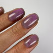 Гель-лак Dark gel polish Cat Eye 15 кошачий глаз дымчатый ярко-сиреневый, 6 мл
