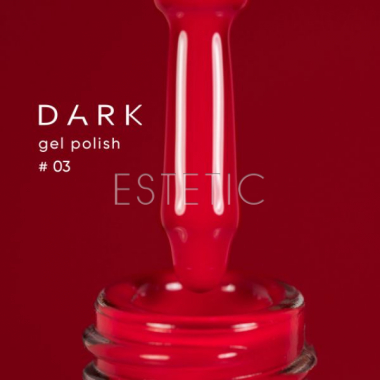 Гель-лак Dark gel polish  03 червоний яскравий алий, 6 мл