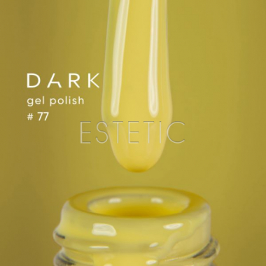 Гель-лак Dark gel polish  77 сонячний жовтий, 6мл