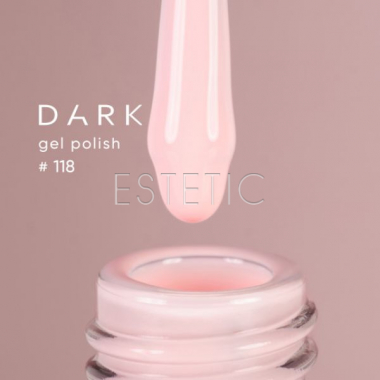 Гель-лак Dark gel polish 118 зефирный нежно-розовый, 6 мл