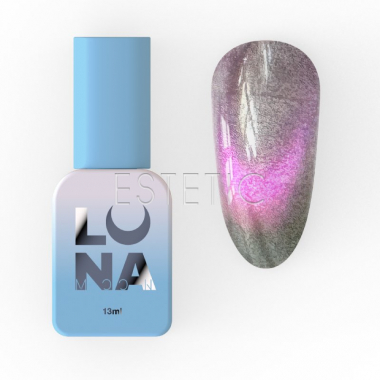 Гель-лак LUNA Color №253 Cat Eye котяче око вітражний димчасто-фіолетовий, 13 мл
