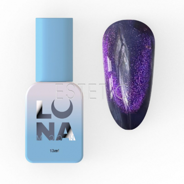 Гель-лак LUNA Color №257 Cat Eye котяче око вітражний синьо-фіолетовий, 13 мл