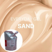 Гель для ногтей Easy Everyday Gel sand моделирующий песочный, 90 мл