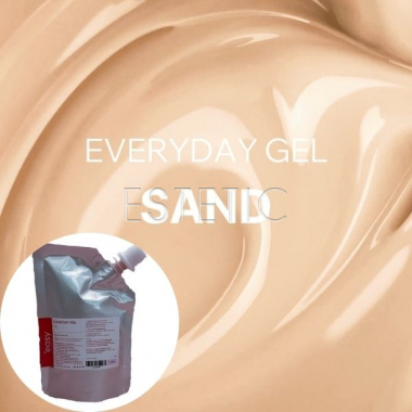 Гель для ногтей Easy Everyday Gel sand моделирующий песочный, 90 мл