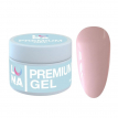Гель LUNA Premium Gel 13 для наращивания нюдовый персиковый, 30 мл