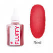 Бархатная пудра для ногтей Easy Fluffy Red красная, 3 г