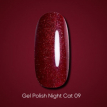 Гель-лак Dark gel polish Night Cat 09 светоотражающий красный, 6 мл