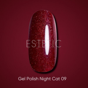 Гель-лак Dark gel polish Night Cat 09 светоотражающий красный, 6 мл