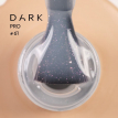 База DARK PRO base 61 камуфлирующая молочная с розовым микроблеском,15 мл