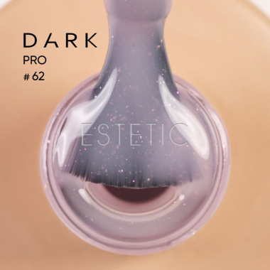 База DARK PRO base 62 камуфлирующая молочно-розовая c розовым микроблеском,15 мл