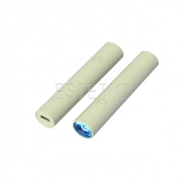 Лампа-фонарик для прихвата типс, форм, декора на USB и аккумуляторе, 3 Вт, Мятная