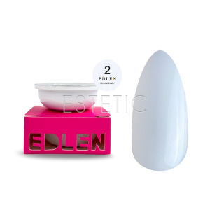 Гель для ногтей EDLEN Builder gel 02, сменный картридж, 50 мл