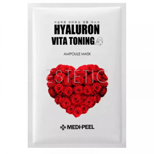 Тканевая маска Medi Peel Hyaluron Vita Toning Ampoule mask тонизирующая, 25 мл