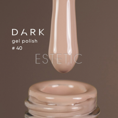 Гель-лак Dark gel polish 40 світлий натуральний беж, 6 мл