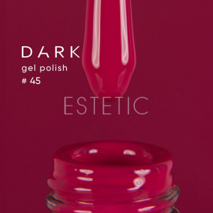 Гель-лак Dark gel polish 45 яркий насыщенный малиновый, 6 мл