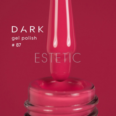 Гель-лак Dark gel polish  87 червоний лососевий, 6 мл