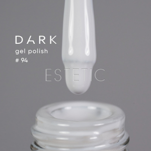 Гель-лак Dark gel polish 94 білий з ліловим відтінком, 6 мл