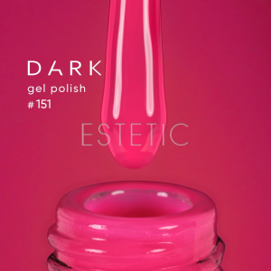 Гель-лак Dark gel polish 151 яскравий малиново-рожевий, 6 мл