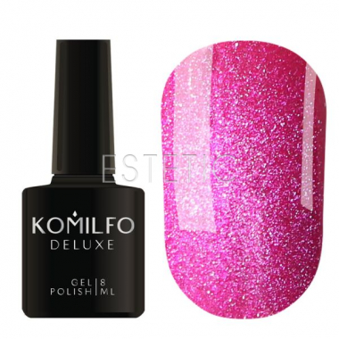 Гель-лак Komilfo 9D Cat's Eye Pink розовый, 8 мл