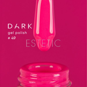 Гель-лак Dark gel polish  49 насыщенный неоновый ярко-розовый, 6 мл
