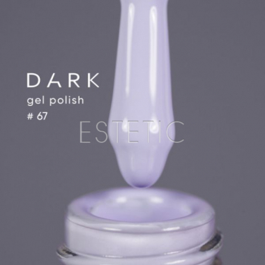 Гель-лак Dark gel polish  67 нежный светлая лаванда, 6 мл