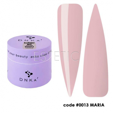 Гель DNKa Builder Gel #0013 Maria пудровий пильно-рожевий,15 мл