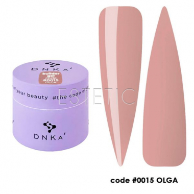 Гель DNKa Builder Gel #0015 Olga бежевый,15 мл