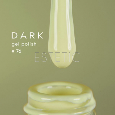Гель-лак Dark gel polish  76 світлий лимонний, 6 мл