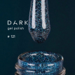 Гель-лак Dark gel polish 121 Cosmos синій морський з голографічними блискітками, 6 мл