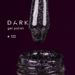 Гель-лак Dark gel polish 123 Cosmos сине-фиолетовый с голографическими блесточками, 6 мл
